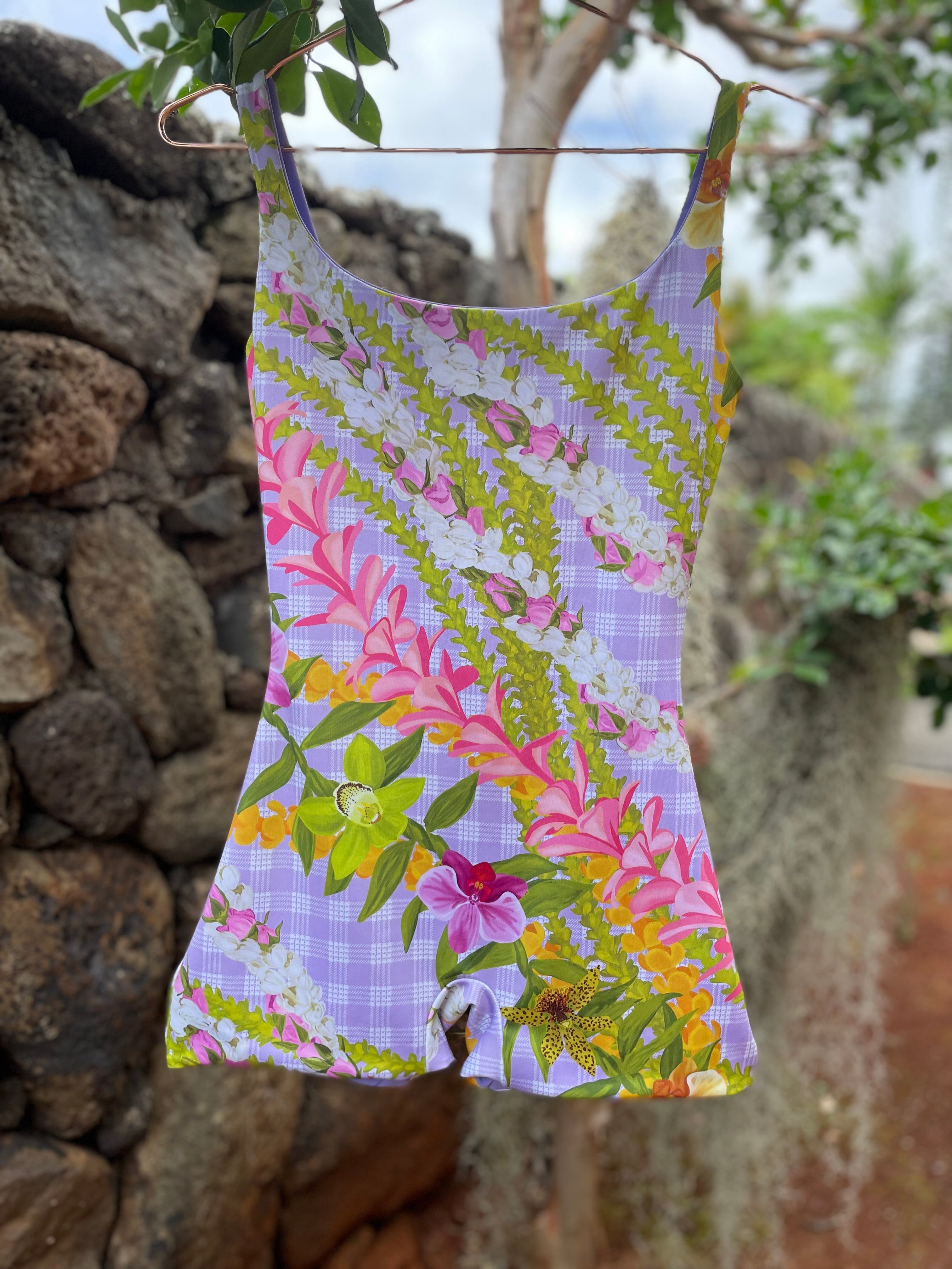 Reversible seamless lei playsuit