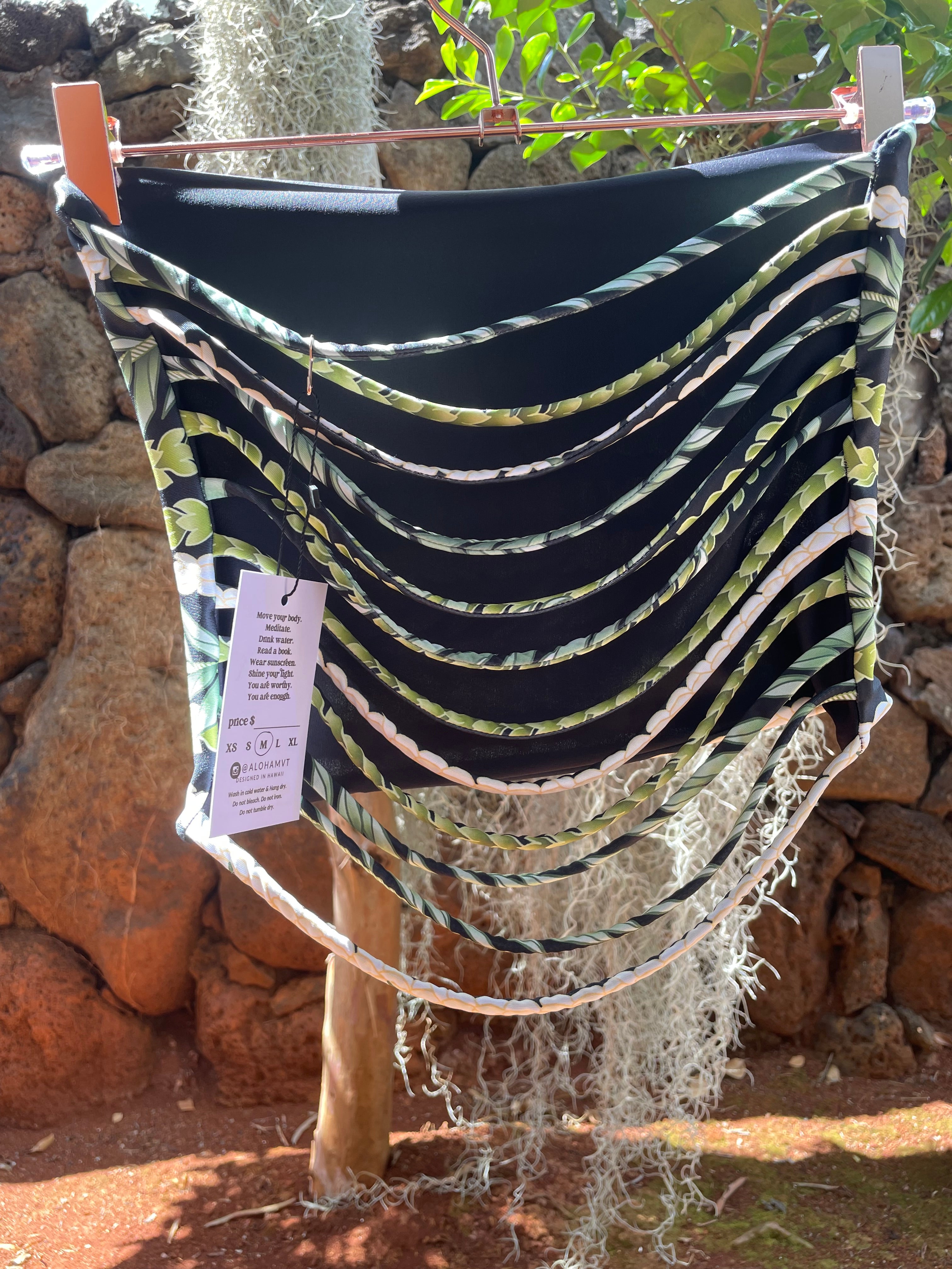 Maile strand cropped tube top