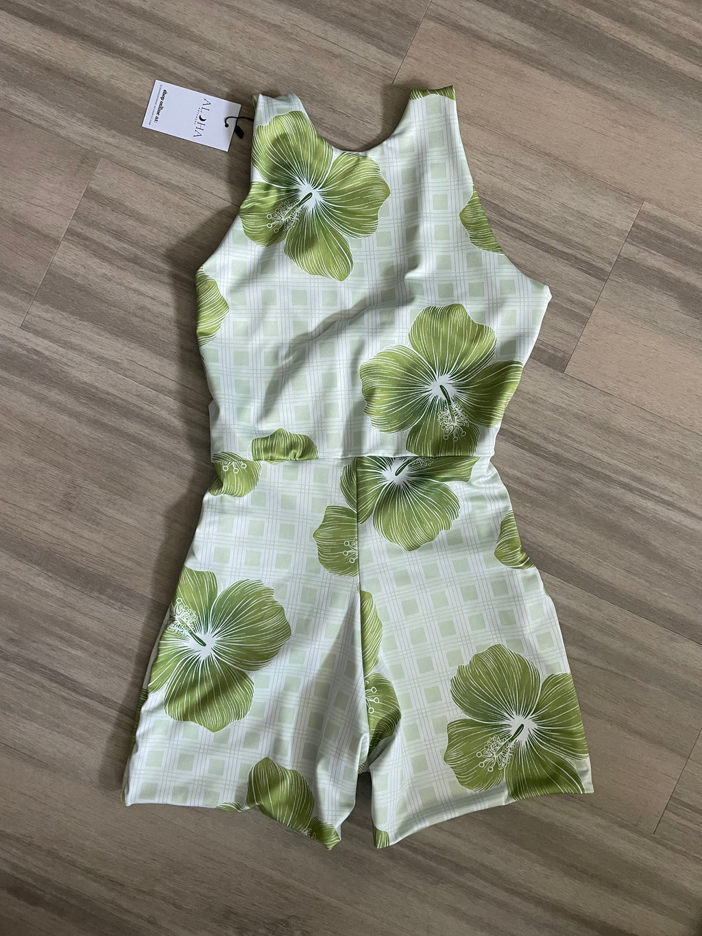Reversible twist front playsuit