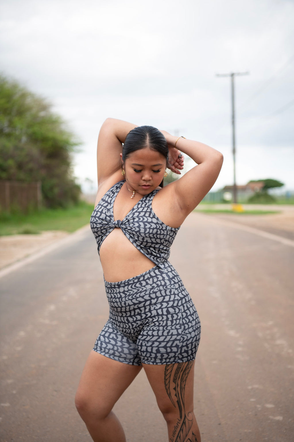 MAHINA SHELL playsuit