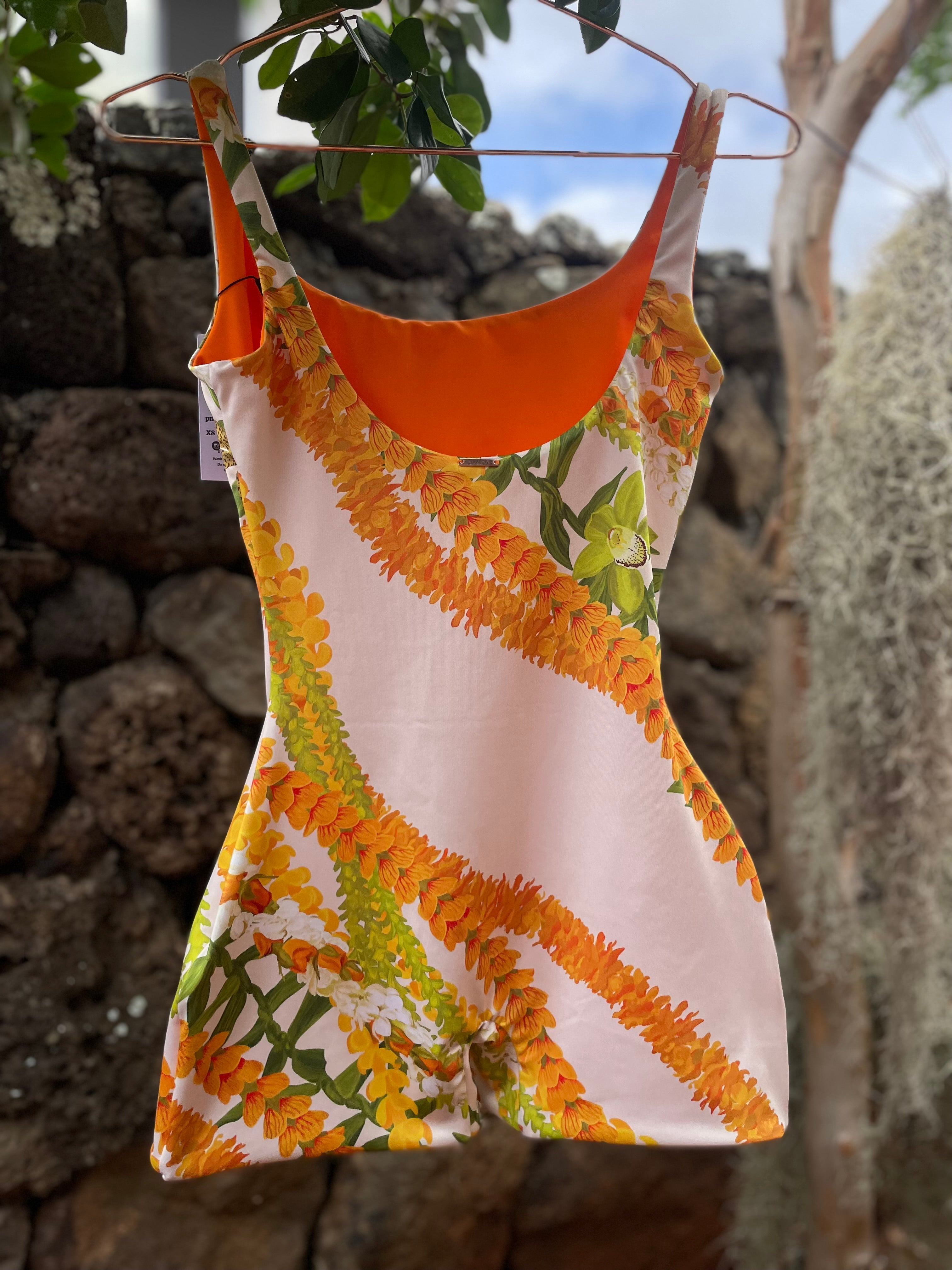 Reversible seamless lei playsuit