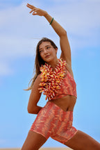 SUN-KISSED LEI TOP