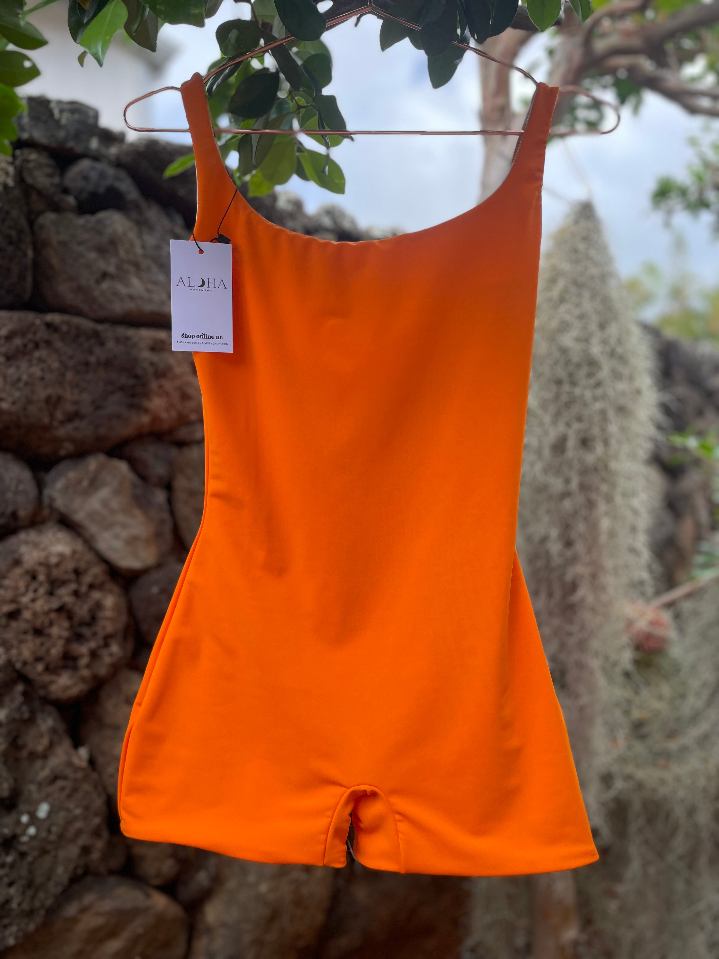 Reversible seamless lei playsuit