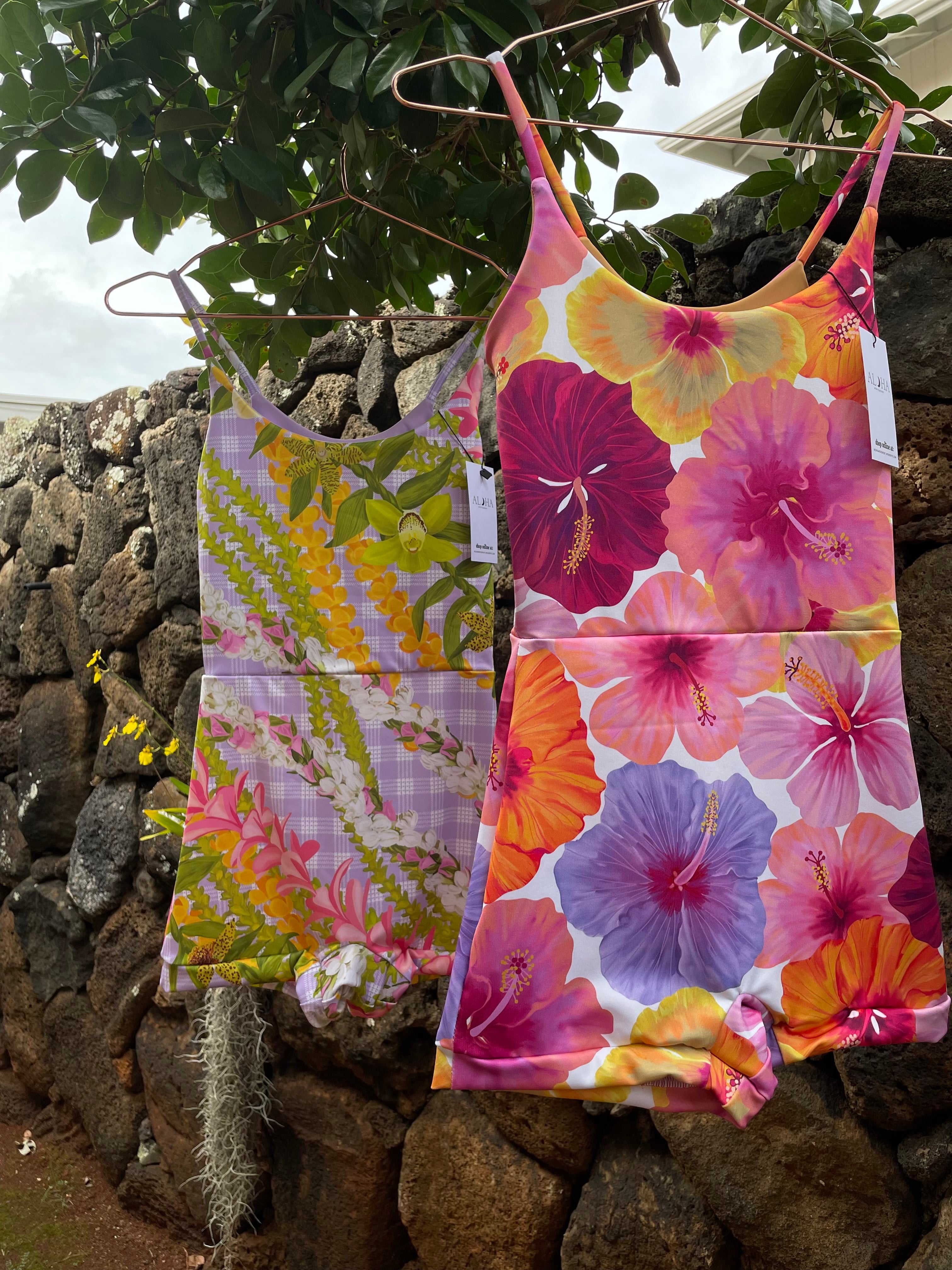 Hibiscus playsuit