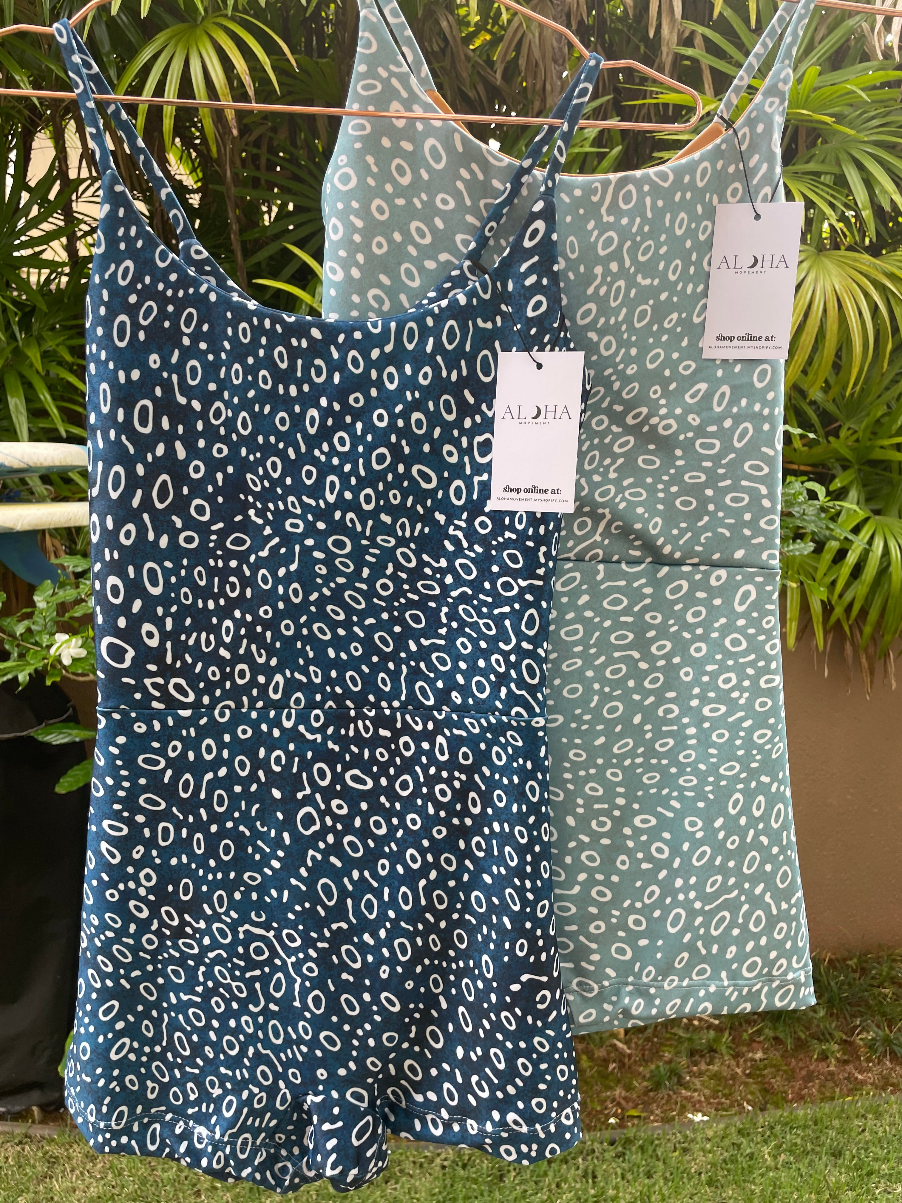 Whale shark playsuit