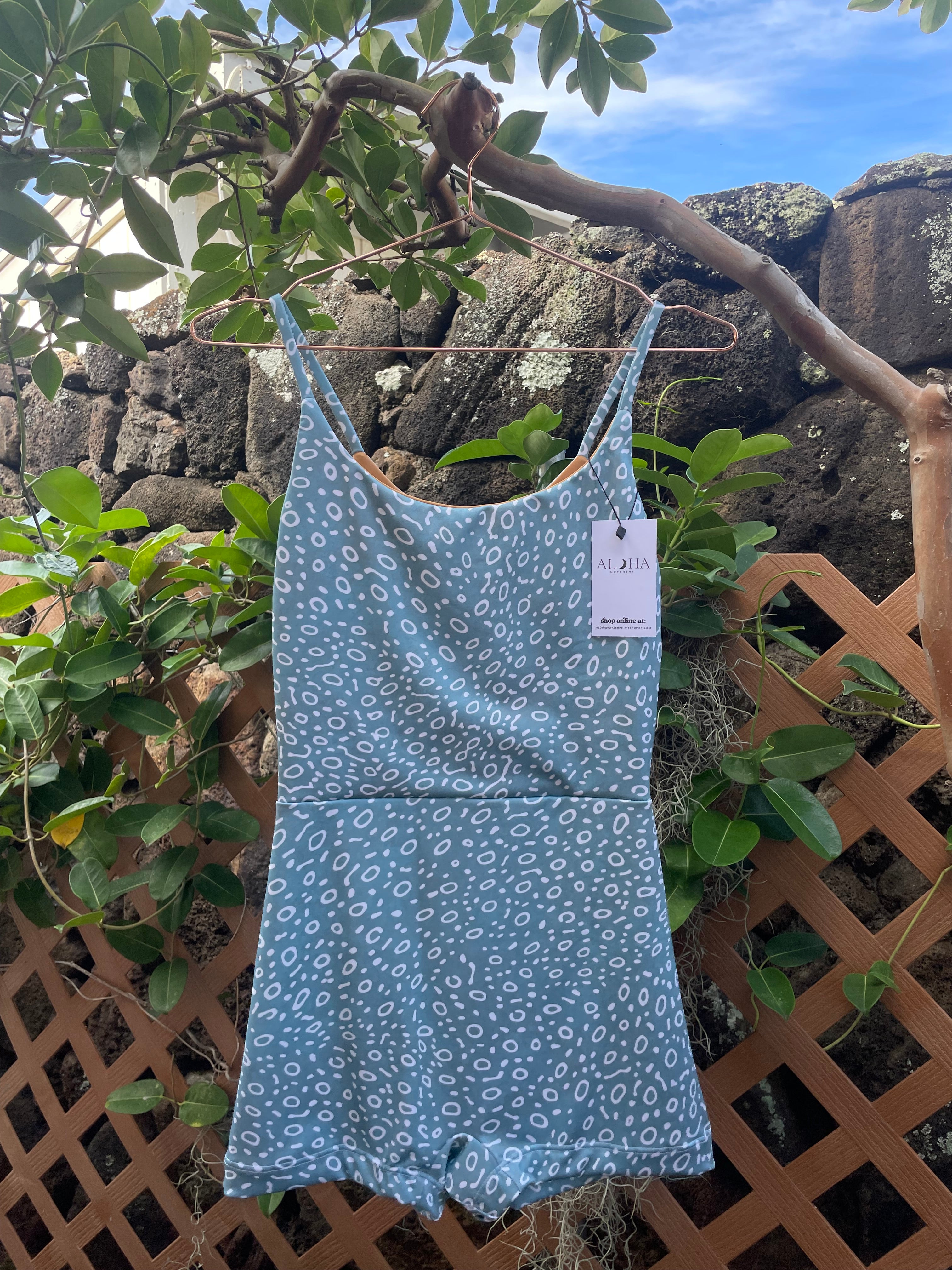 Whale shark playsuit