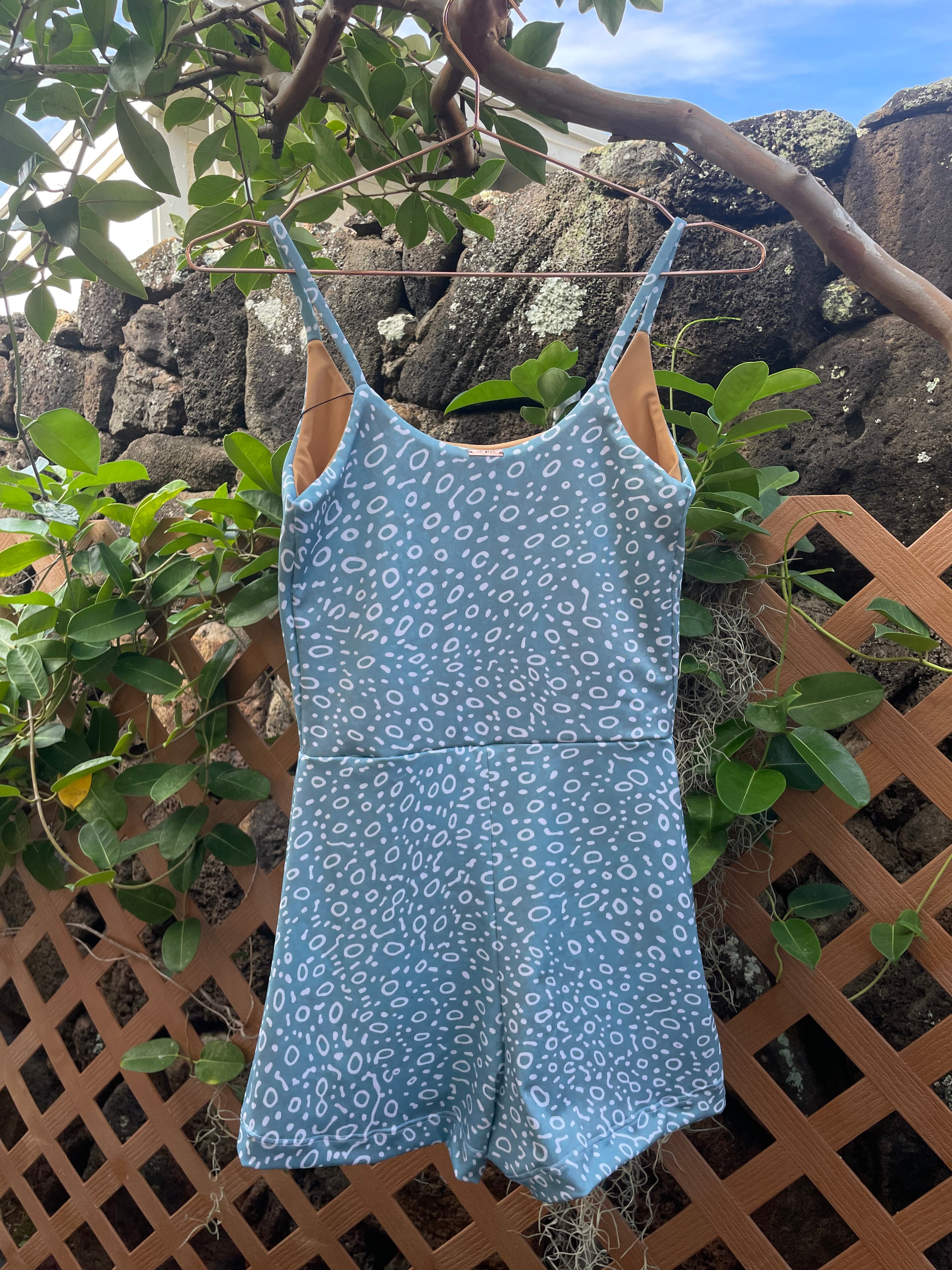 Whale shark playsuit