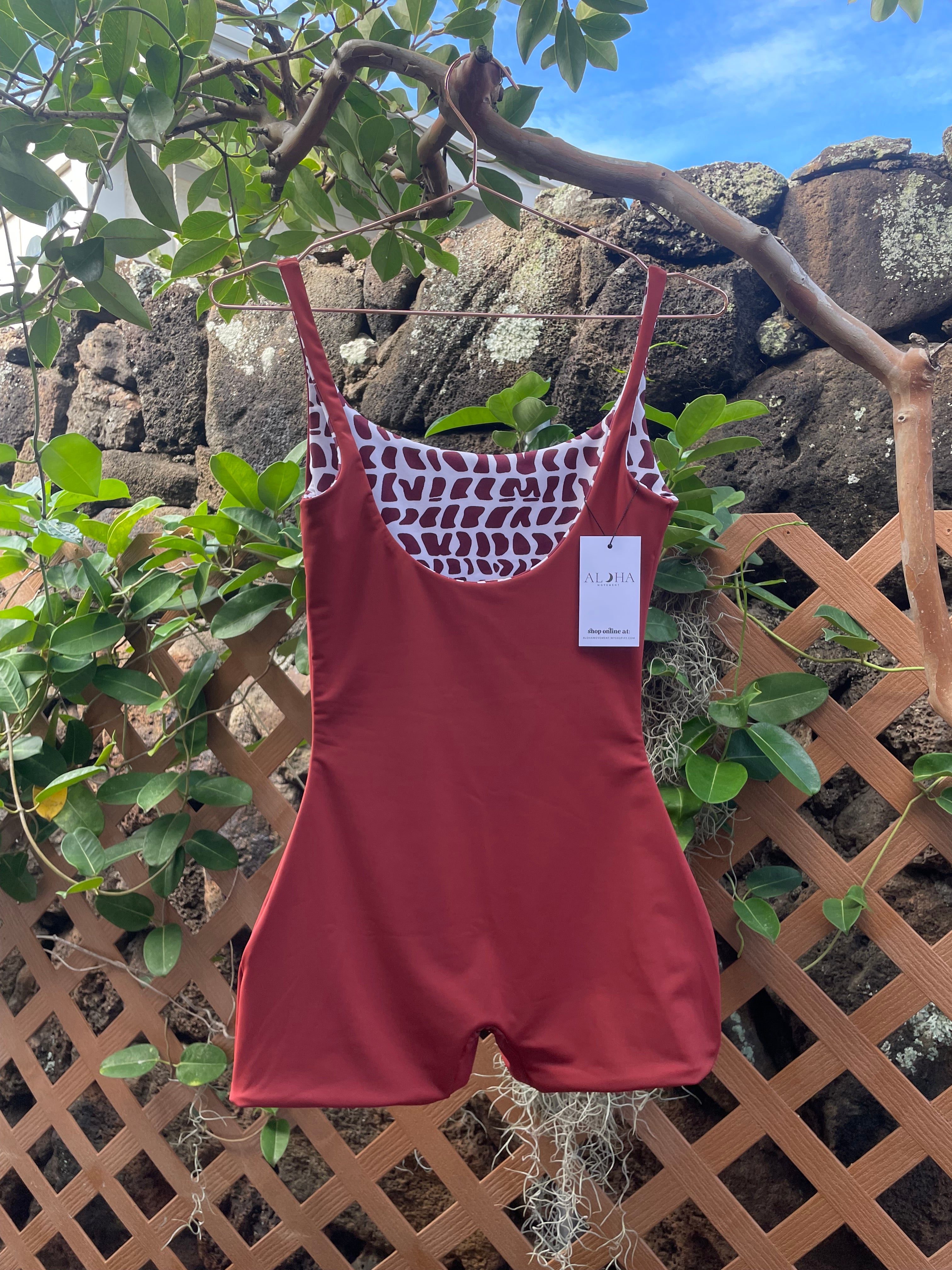 Reversible seamless Hebrew Shell playsuit