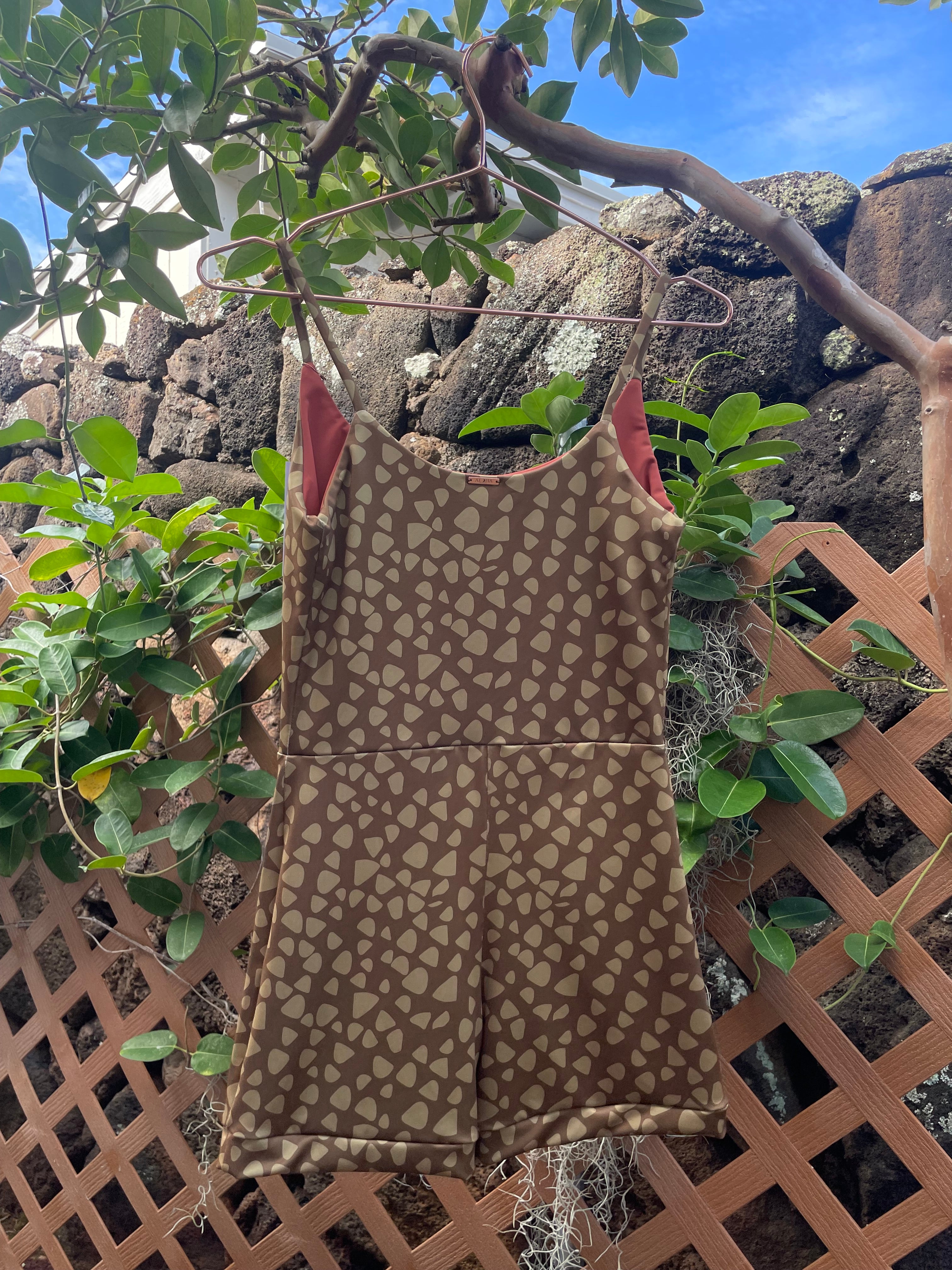 Flea cone shell playsuit