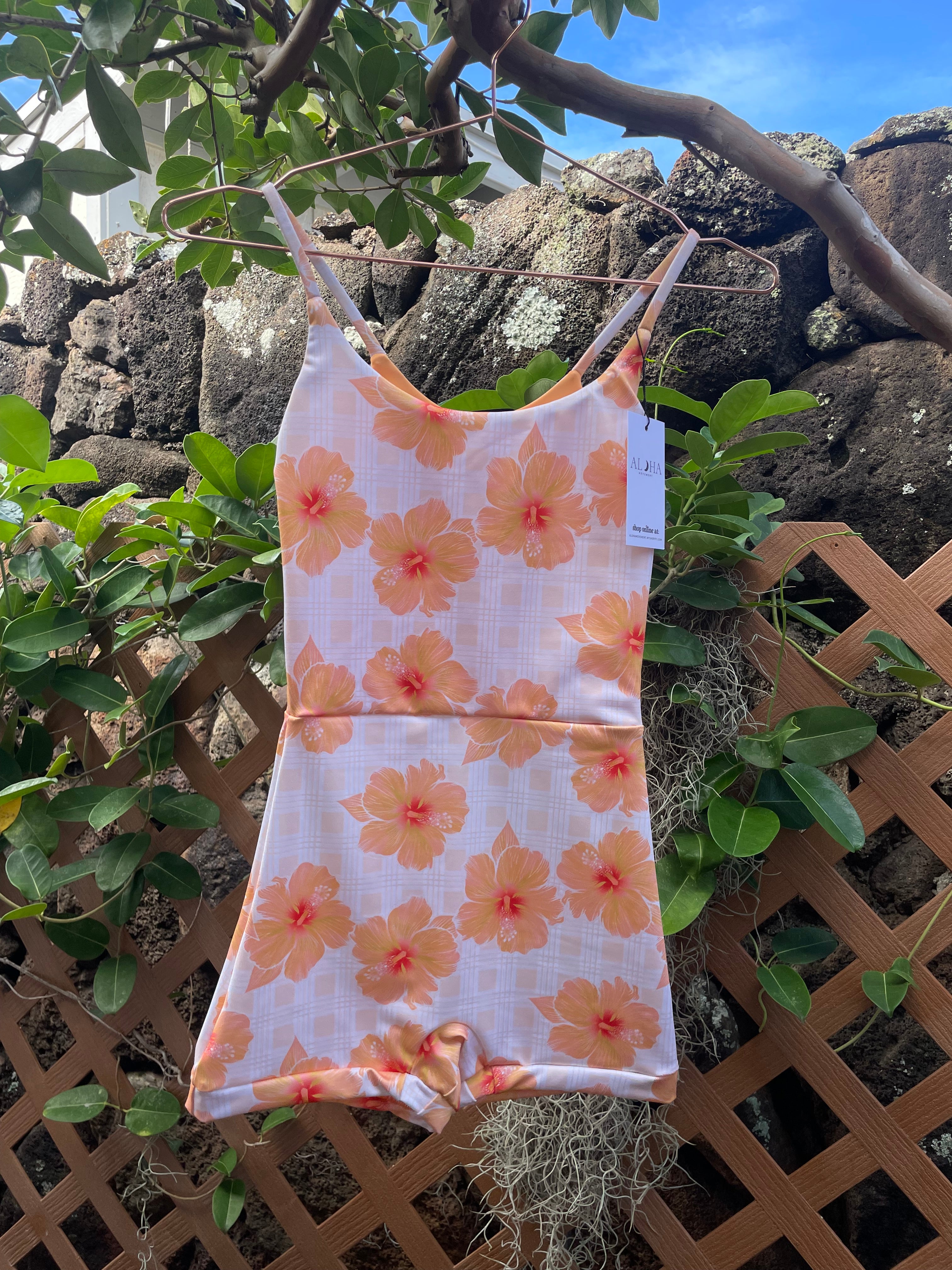 Palaka Hibiscus playsuit
