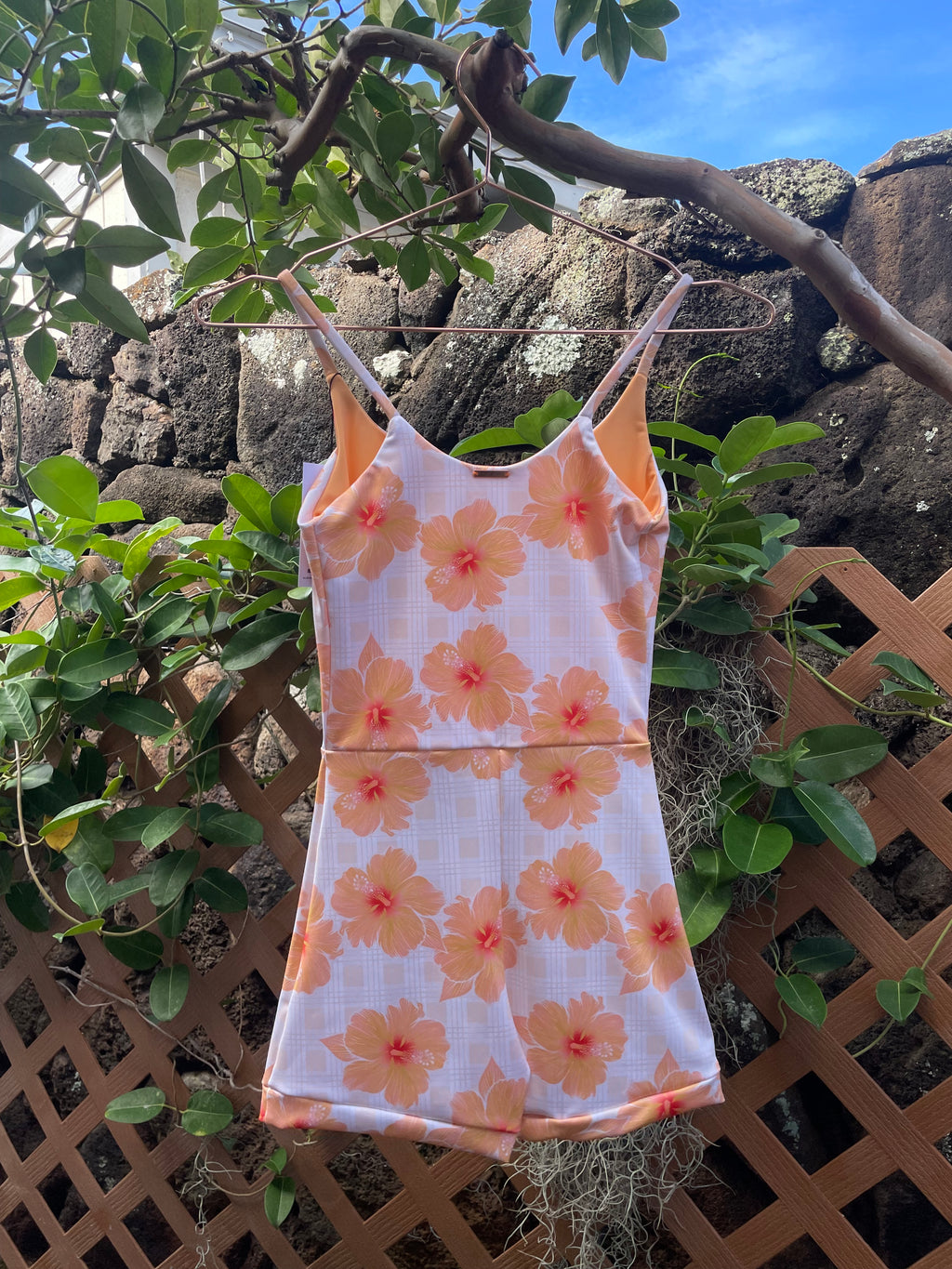 Palaka Hibiscus playsuit