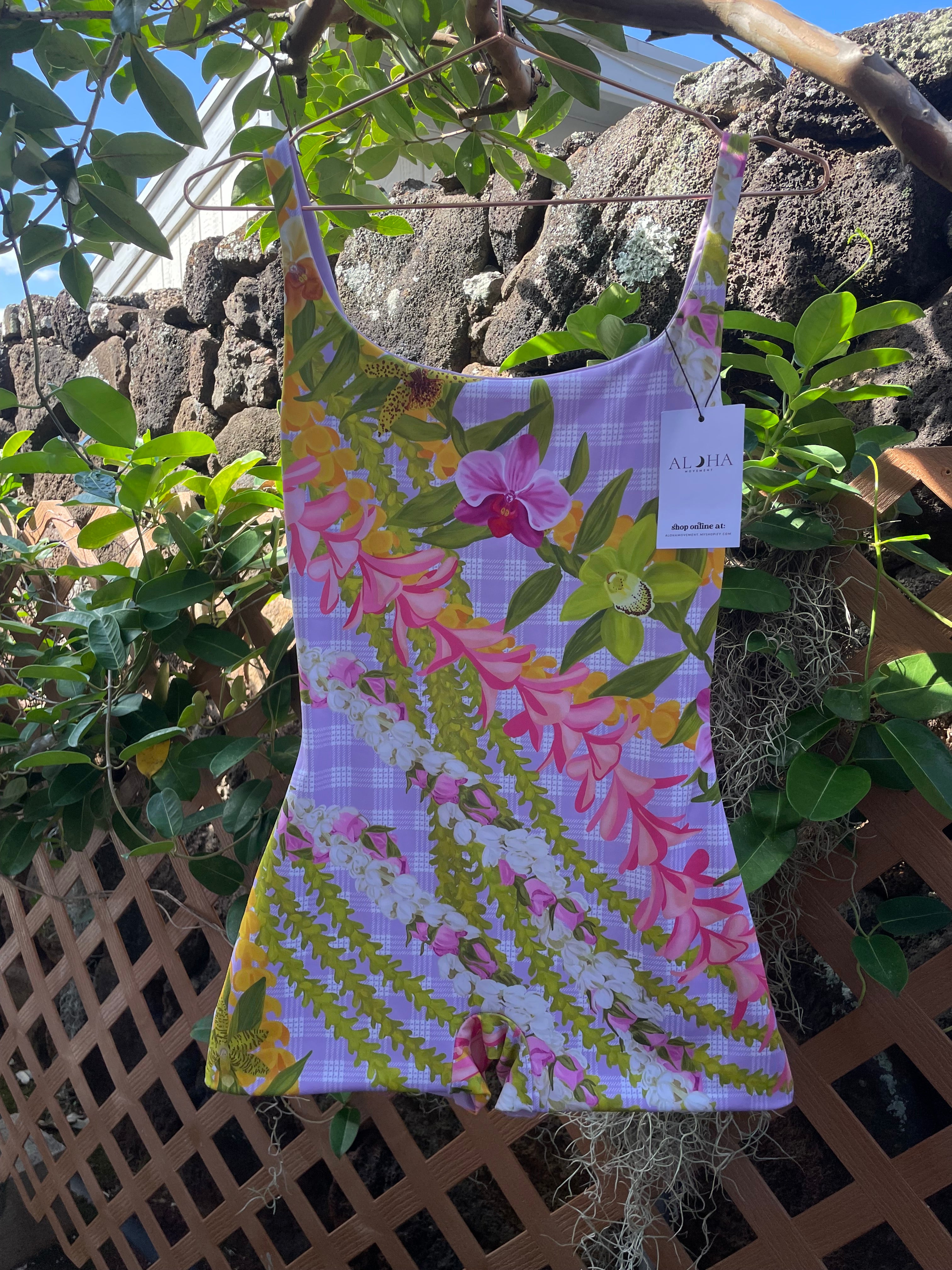 Reversible seamless lei playsuit